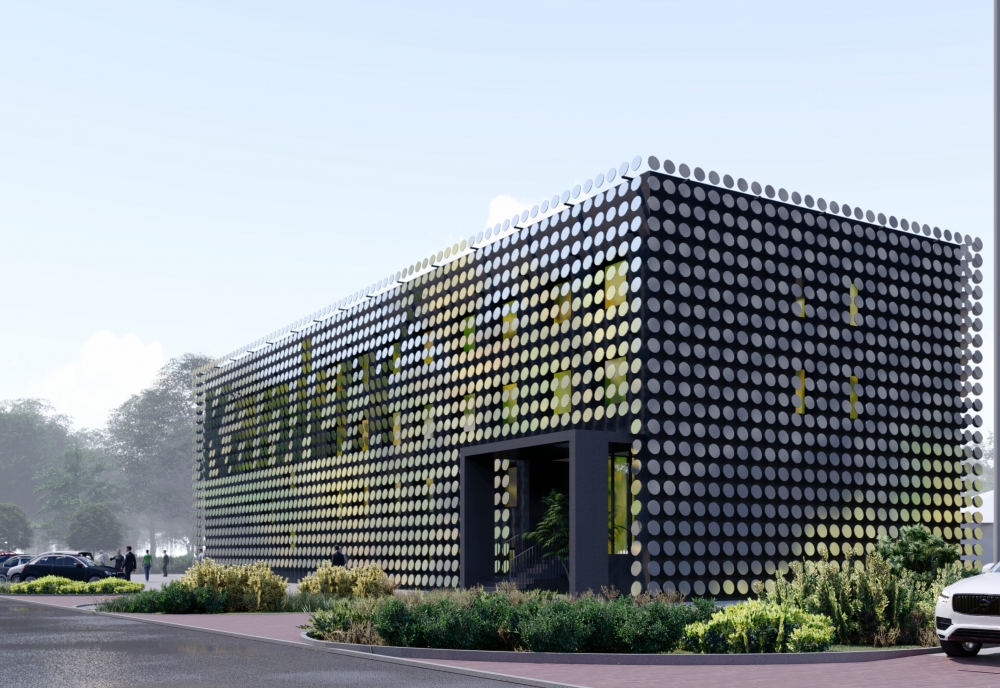 MODERNISATION OF AN OFFICE BUILDING FACADE IN RADZIONKÓW - ZALEWSKI ARCHITECTURE GROUP