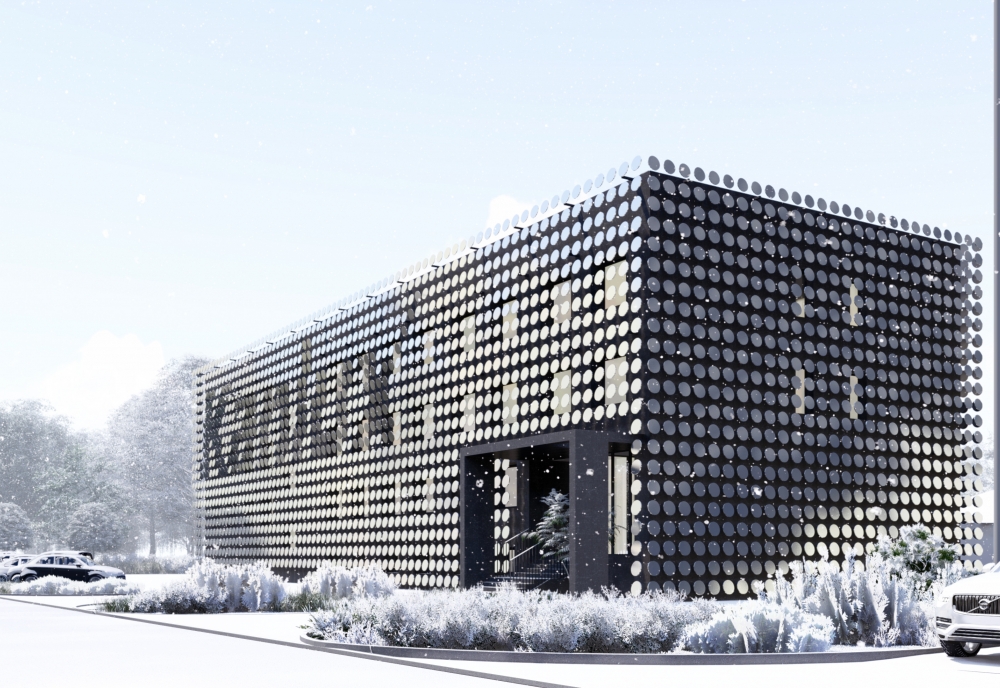 MODERNISATION OF AN OFFICE BUILDING FACADE IN RADZIONKÓW - ZALEWSKI ARCHITECTURE GROUP